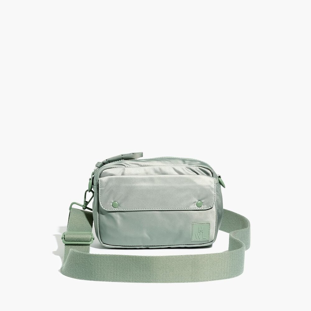 New Madewell $88 Resourced Camera Bag, Green, Frosted Willow
